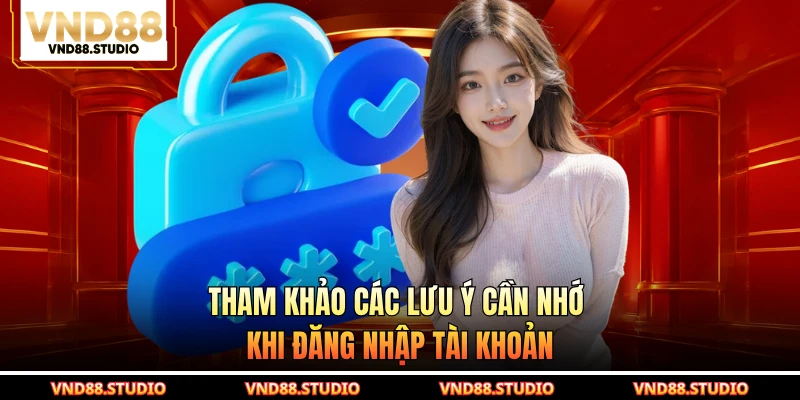 Tham khảo các lưu ý cần nhớ khi đăng nhập tài khoản