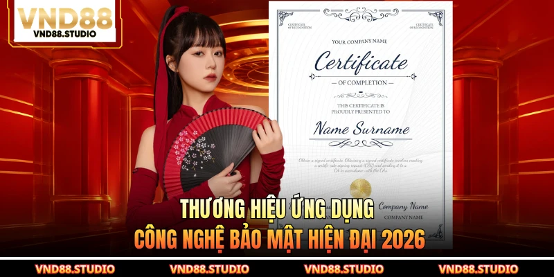 Thương hiệu ứng dụng công nghệ bảo mật hiện đại 2026