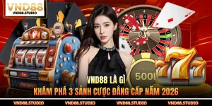 VND88 Là Gì - Khám Phá 3 Sảnh Cược Đẳng Cấp Năm 2026